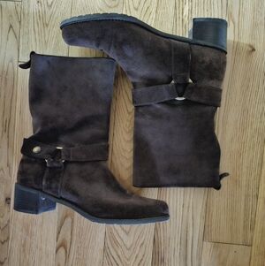 Stuart Weitzman Chocolate Brown Suede Boots Size 7.5